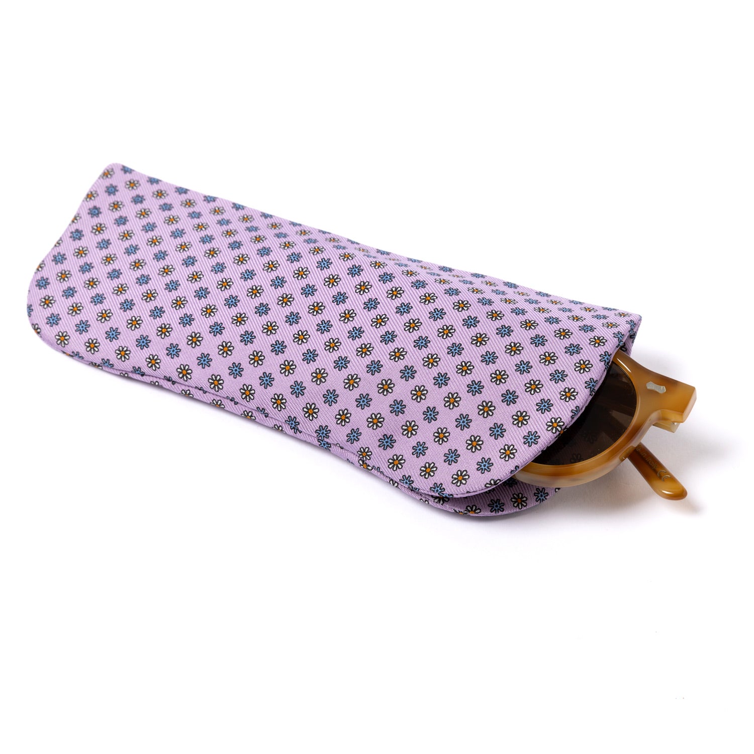 Glasses Case "Silk Case" made from Printed Silk - handmade